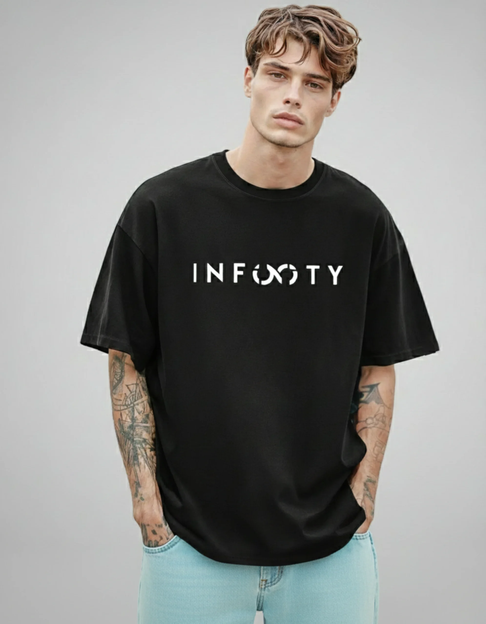 Infinity Graphic Oversized T-Shirt