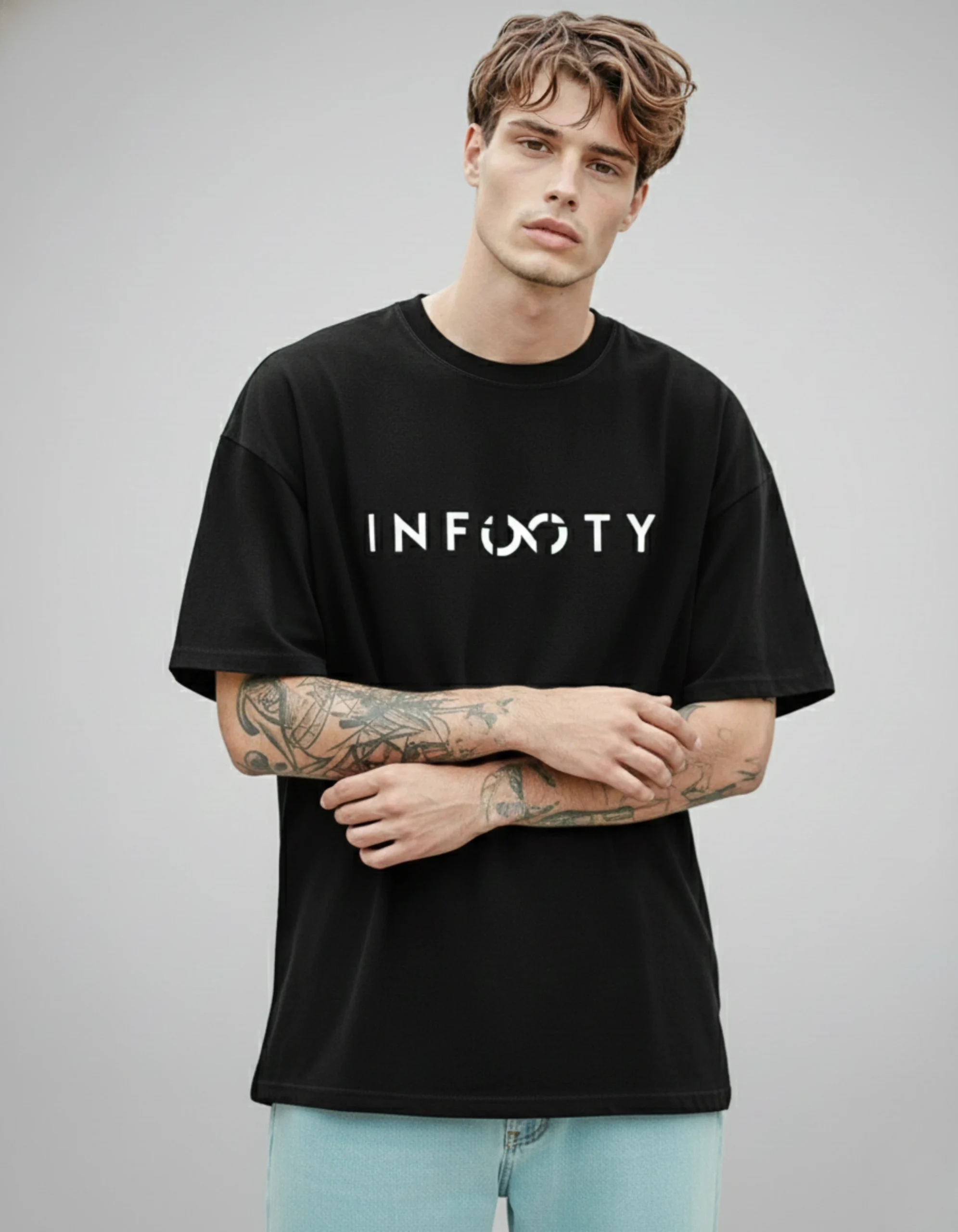 Infinity Graphic Oversized T-Shirt - Image 2
