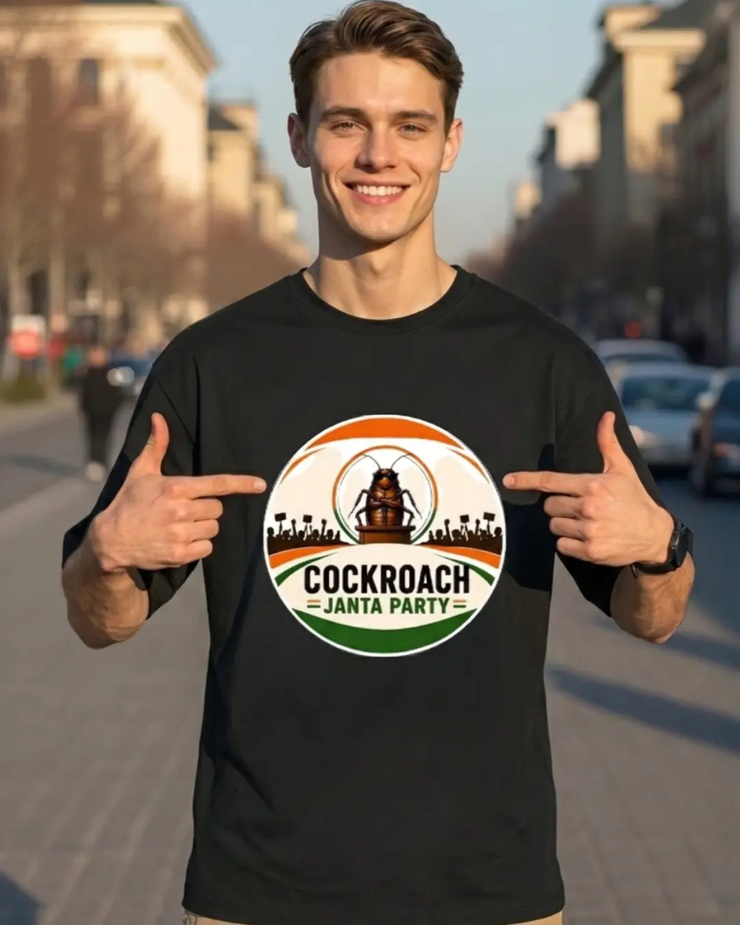 Cockroach janta party tee